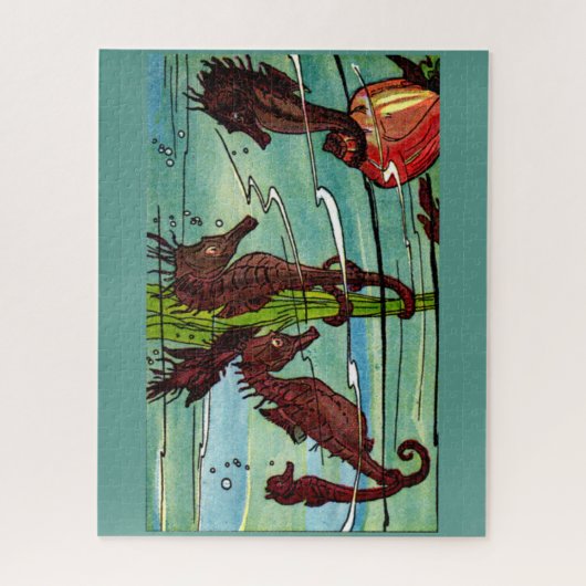 乗馬馬 ジグソーパズル (縦)