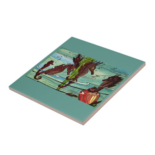 乗馬馬 タイル (側面)