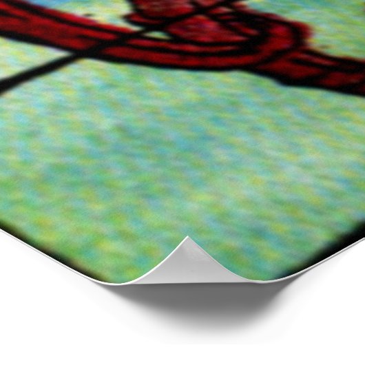 乗馬馬 ポスター (角)