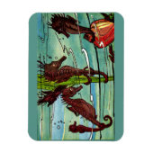 乗馬馬 マグネット (縦)