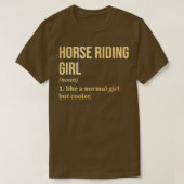 乗馬2 Tシャツ (デザイン正面)