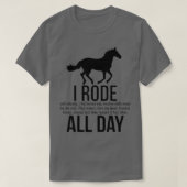 乗馬2 Tシャツ (デザイン正面)