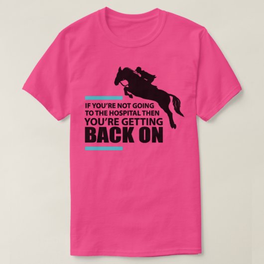 乗馬3 Tシャツ (デザイン正面)
