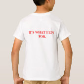 乗馬…それは私が住んでいるもののためにです Tシャツ (裏面)