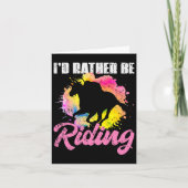 乗馬 カード (正面)