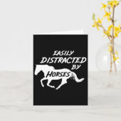 乗馬 カード (黄色い花)