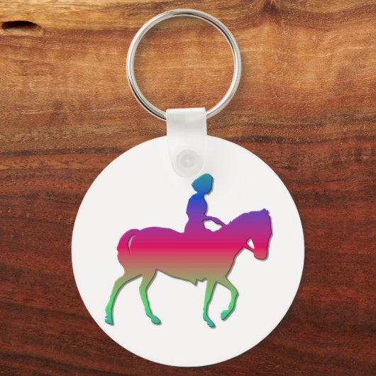 乗馬 キーホルダー (正面)