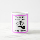 乗馬 コーヒーマグカップ (中央)