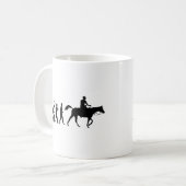 乗馬 コーヒーマグカップ (正面左)