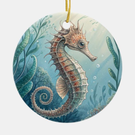 乗馬 セラミックオーナメント (正面)