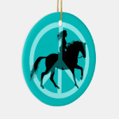 乗馬 セラミックオーナメント (右)