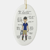 乗馬 セラミックオーナメント (右)