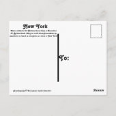 乗馬 ポストカード (裏面)