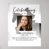 乗馬 ライダー 生命のお祝い 写真 葬儀 ポスター (正面)