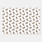 乗馬 ラッピングペーパーシート (正面)