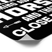 乗馬 – 乗馬ライダおもしろいー馬 ポスター (角)