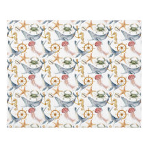 乗馬、船車、クジラ、カニ、ヒトデ