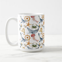 乗馬、船車、クジラ、カニ、ヒトデ