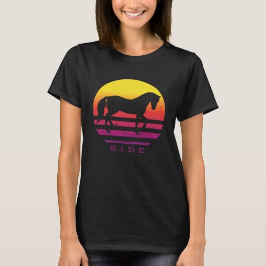 乗馬 Tシャツ (正面)