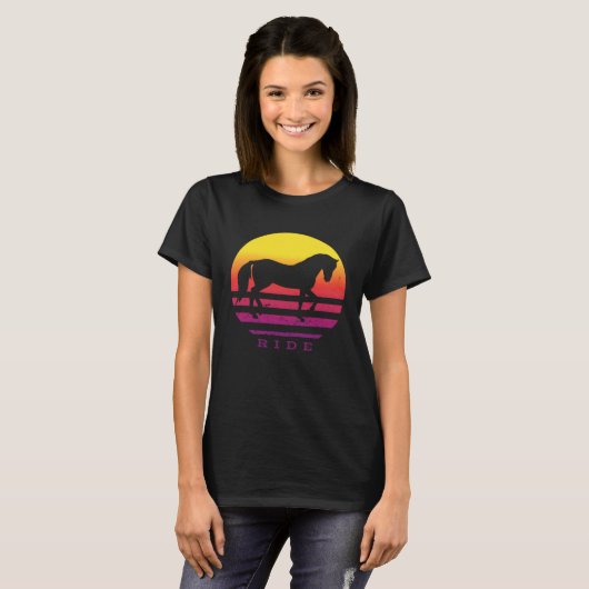 乗馬 Tシャツ (正面フル)