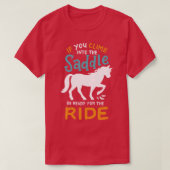 乗馬 Tシャツ (デザイン正面)