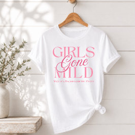 乙女たちのマイルドなピンクスパバチェラー Tシャツ