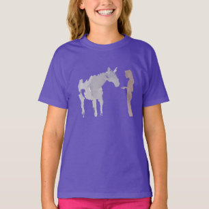 乙女と馬 Tシャツ