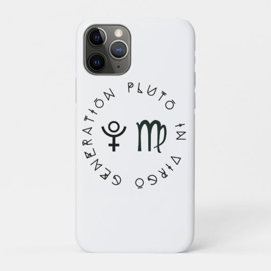 乙女座の冥王星世代占星術・十二星座 Case-Mate iPhoneケース (裏)