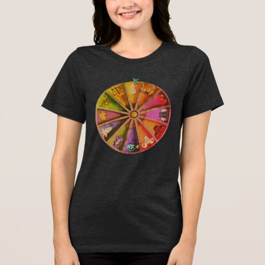 乙女座の勝利 トライブレンドTシャツ (正面)