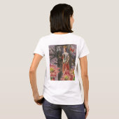 乙女座の天体コラージュ: ビンテージな天体 Tシャツ (裏面フル)