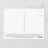 乙女座の誕生日ポストカード ポストカード (裏面)