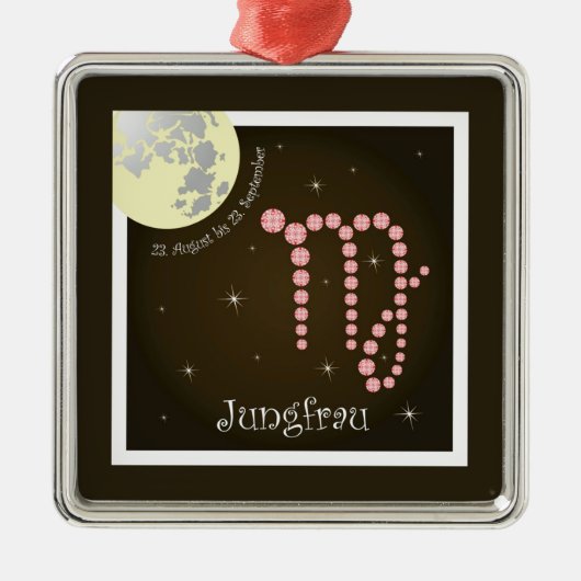 乙女座 8月23日 - 9月23日 オーナメント (正面)