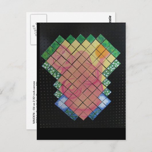 乙女 ポストカード (正面/裏面)