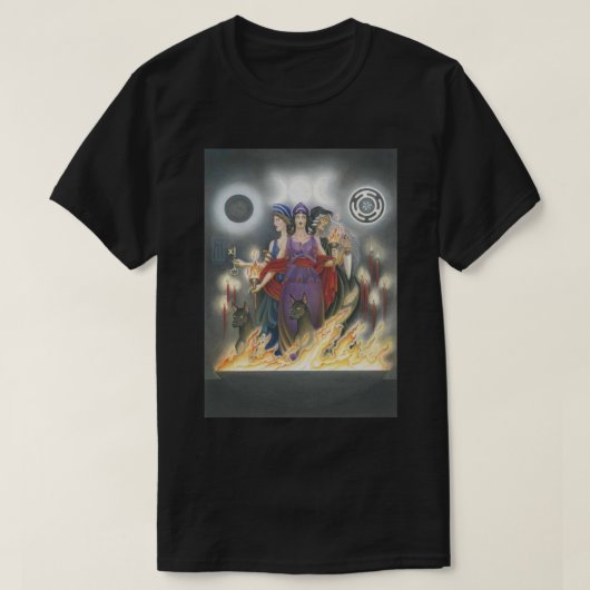 乙女、母、クローネ Tシャツ (デザイン正面)