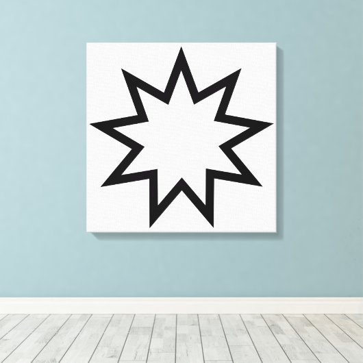 九つ星 キャンバスプリント (インサイチュ (ウッドフロア))