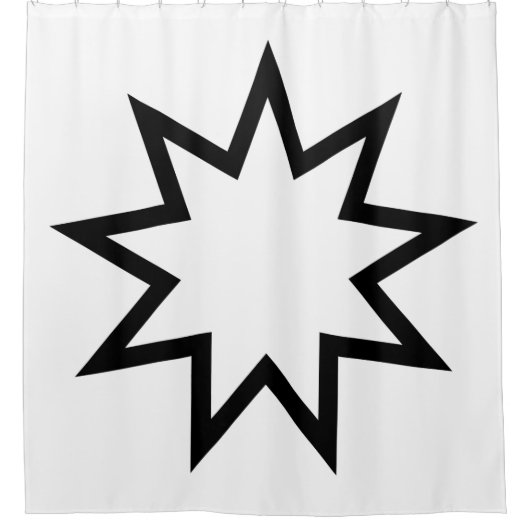 九つ星 シャワーカーテン (正面)