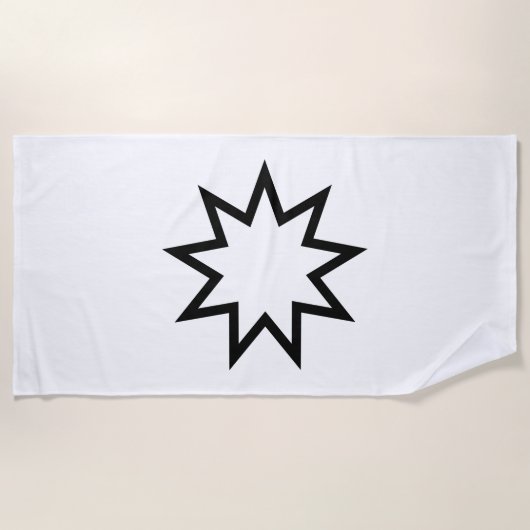 九つ星 ビーチタオル (正面)