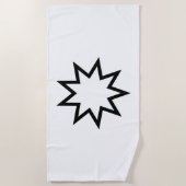 九つ星 ビーチタオル (正面)