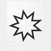 九つ星 フリースブランケット (正面)