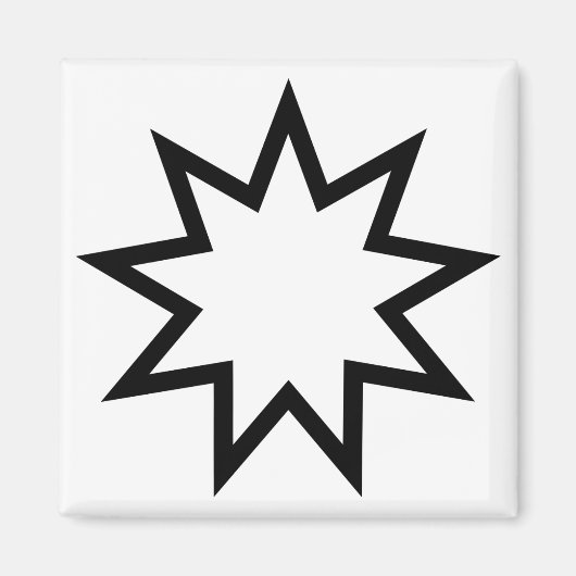 九つ星 マグネット (正面)