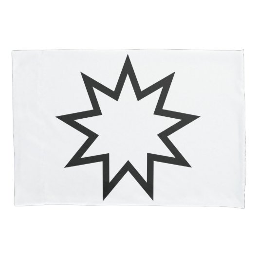 九つ星 枕カバー (正面左)