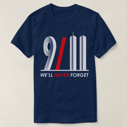 九の十一番目の愛国者の日 Tシャツ (デザイン正面)