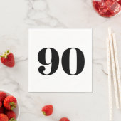 九はっきりした十誕生日カクテルナプキンス スタンダードカクテルナプキン (インサイチュ)