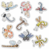 九ドラゴンカラフルフライビニル シール (正面)