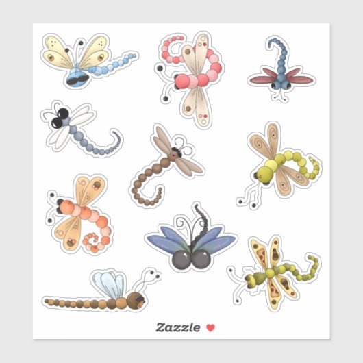 九ドラゴンカラフルフライビニル シール (シート)