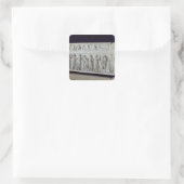 九ミューズのフリーズと石棺 スクエアシール (バッグ)