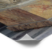 九ミューズのフリーズと石棺 ポスター (角)