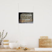 九ミューズのフリーズと石棺 ポスター (キッチン)