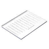 九九 ノートブック (左側)