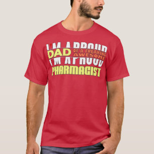 九二七メ誇りを持ったートル薬剤師の素晴らしパパ Tシャツ